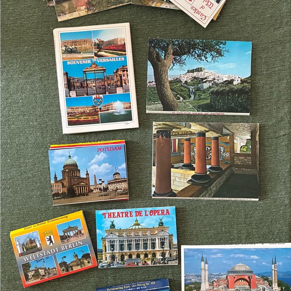 Colorful Vintage Postcard Collection